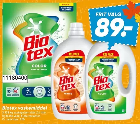 Bio - tex vaskemiddel COLOR