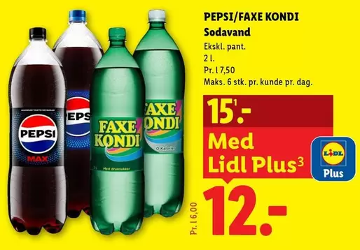 Pepsi - /Fax Kondi Sodavand