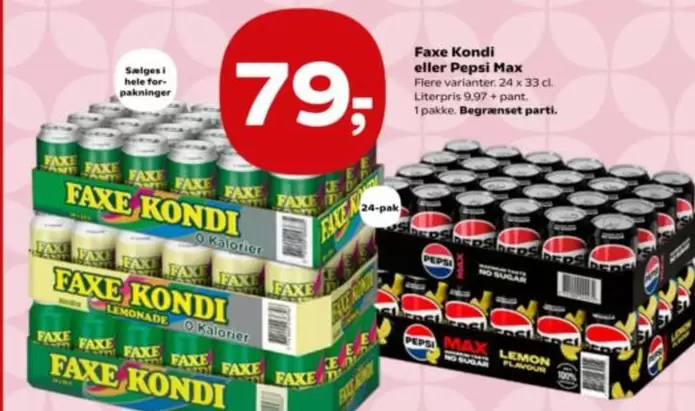 Faxe -  Kondi eller Pepsi Max
