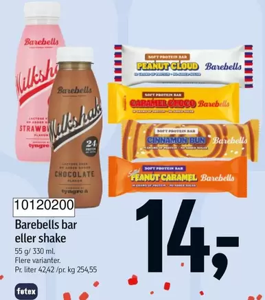 Barebells bar eller shake 10120200