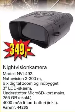 Nightvisionkamera Model: NVI-492