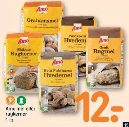 Amo mel eller rugkerner