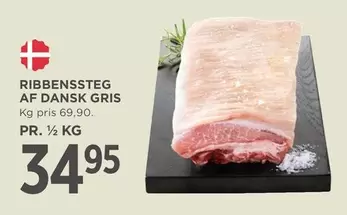 RIBBENSSTEG AF DANSK GRIS