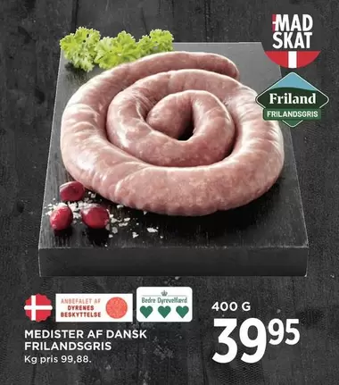 Medister af Dansk Frilandssgris