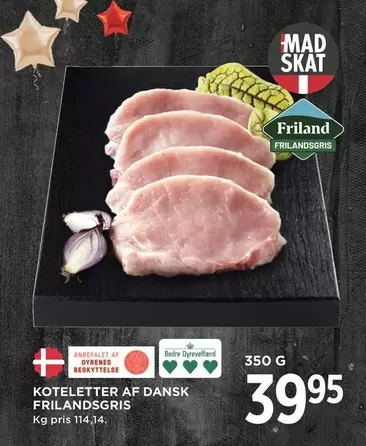 Koteletter af Dansk Frilandgris