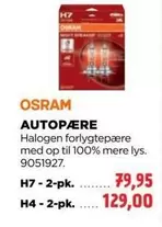 AUTOPÆRE Halogen forlygtepære