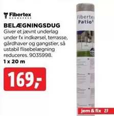 BELÆGNINGSDUG 9035998