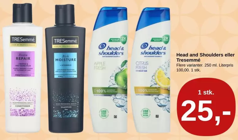 Easy - Head and Shoulders eller Tresseme