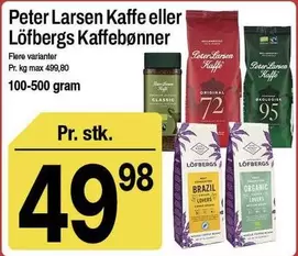 Kaffe eller Kaffebønner