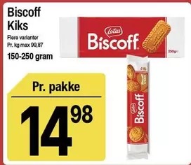 Biscoff Kiks