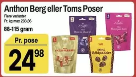Anthon Berg eller Toms Poser