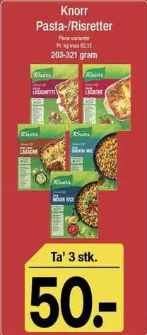 Pasta-/Risretter