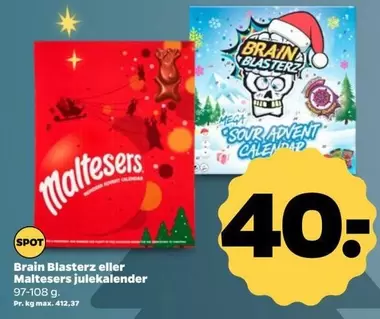 Brain Blasterz or Maltesers julekalender