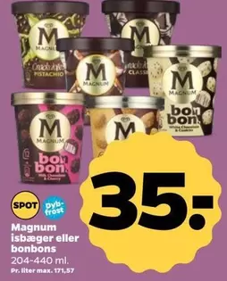 Magnum isbæger eller bonbons