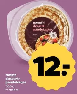 Dessert -  Pandekager