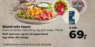 Bland selv tapas