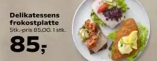 Delikatessens frokostplatte
