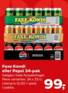 Faxe - Kondi or Pepsi