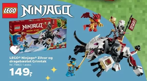 Lego - Ninjago Zilvar og dragebæstet Grimtak