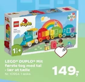 Lego - DUPLO Mit første tog med tal - lær at tælle Nr. 10954