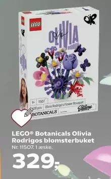 Lego - Botanicals Olivia Rodrigos blomsterbuket Nr. 11507