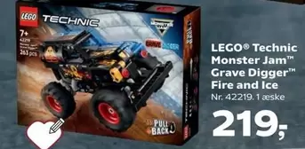 Lego - LEGO® Technic Monster Jam™ Grave Digger™ Fire and Ice Nr. 42219