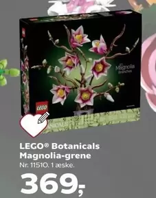 Lego - Botanicals Magnolia-grene Nr. 11510. 1 æske.