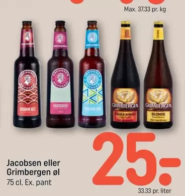 Grimbergen - Jacobsen eller  øl