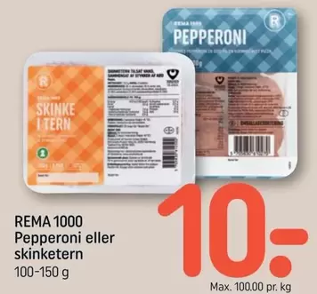 Pepperoni eller skinketern