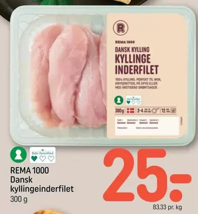 Kyllingeinderfilet