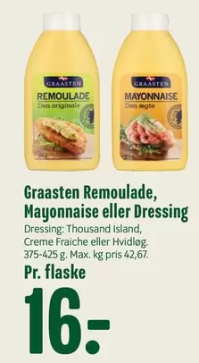 Den - Remoulade, Mayonnaise eller Dressing