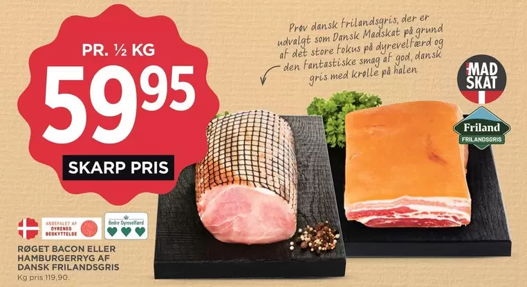 Den - Røget Bacon eller Hamburgerryg