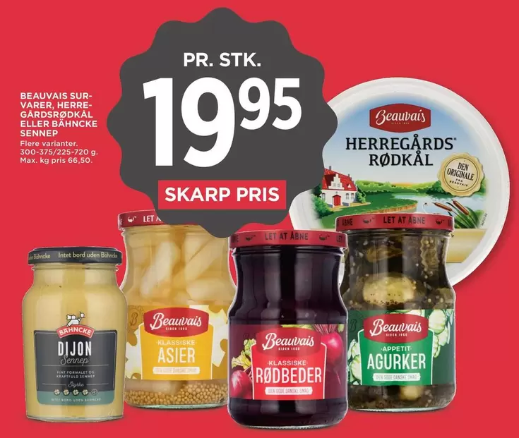 Den - HERREGÅRDS RØDKÅL, ASIER, RØDBEDER, AGURKER
