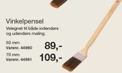 Vinkelpensel Varenr. 44980, Varenr. 44981