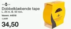 Dobbelklæbende tape
