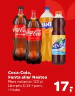 Coca Cola - Coca-Cola, Fanta eller Nestea