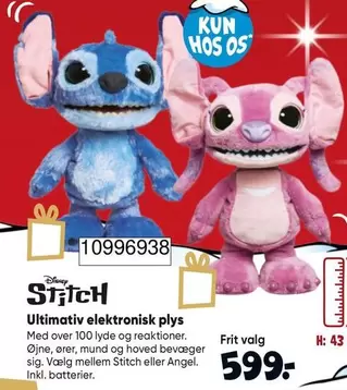 Stitch - Ultimativ elektronisk plys 10996938