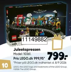Lego - Juleekspressen Model: 10361