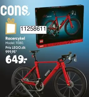 Lego - Racercykel Model: 11380