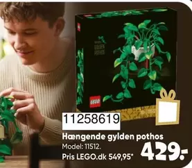Lego - Hængende gylden pothos