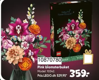 Lego - Pink blomsterbuket Model: 10342