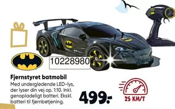 Batman - Fjernstyret batmobil 10228980