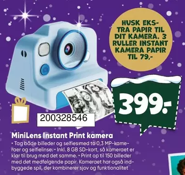 Print - MiniLens Instant kamera 200328546