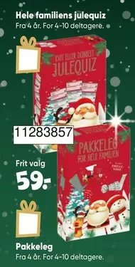 Hele familiens julequiz / Pakkeleg