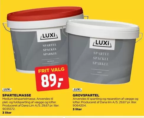 SPARTELMASSE / GROVSPARTEL