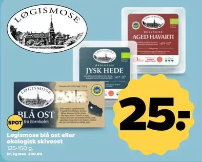 Blå ost eller økologisk skiveost