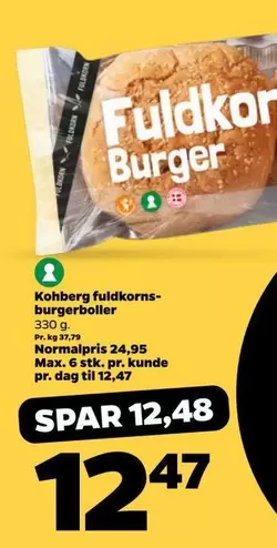 Fuldskorns burgerboller