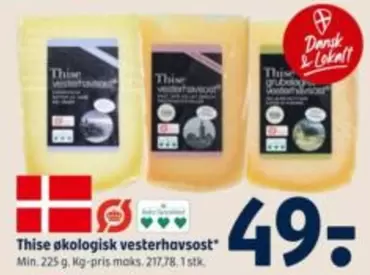 økologisk vesterhavsost