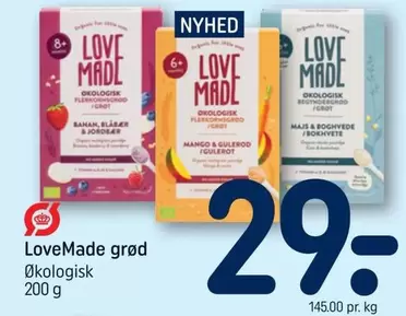 LoveMade grød Økologisk