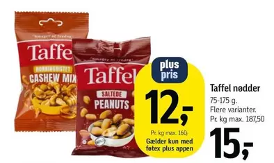 Taffel nødder